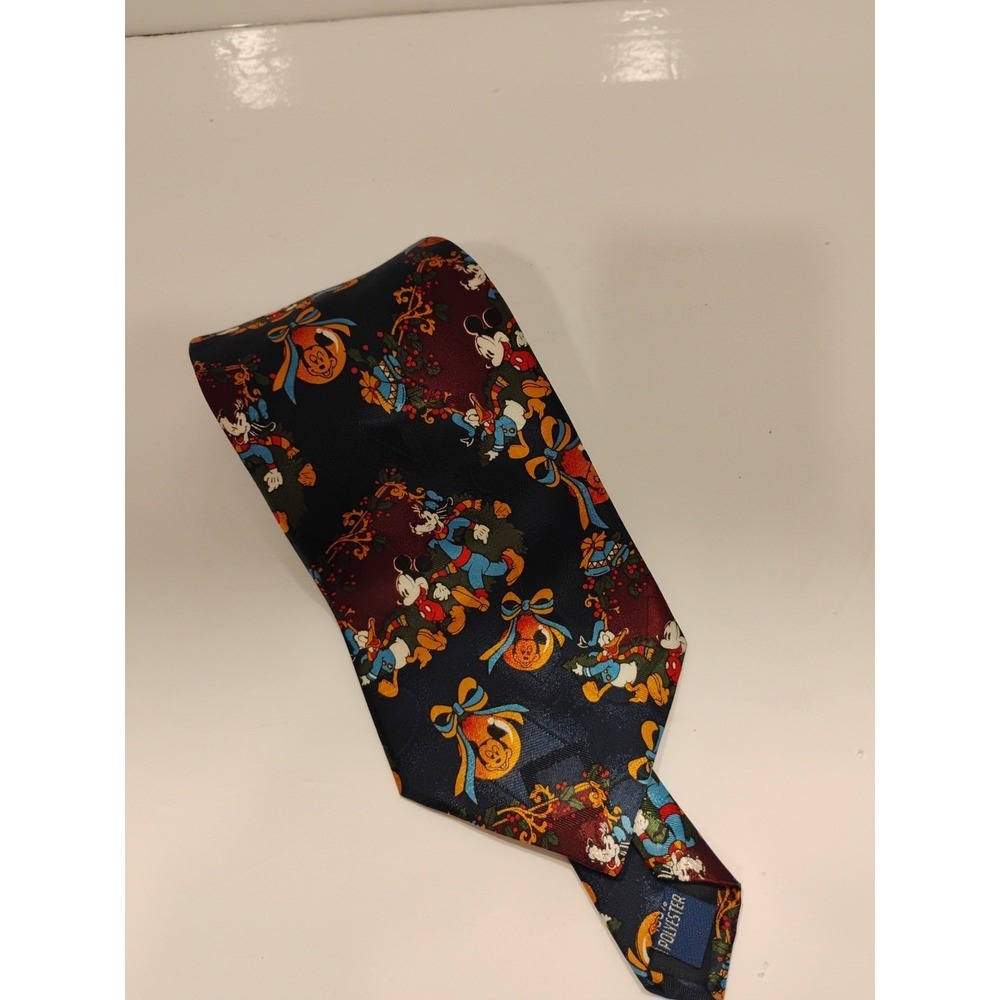 Mens Disney Mickey Unlimited Christmas Tie 52 Inch Polyester‎